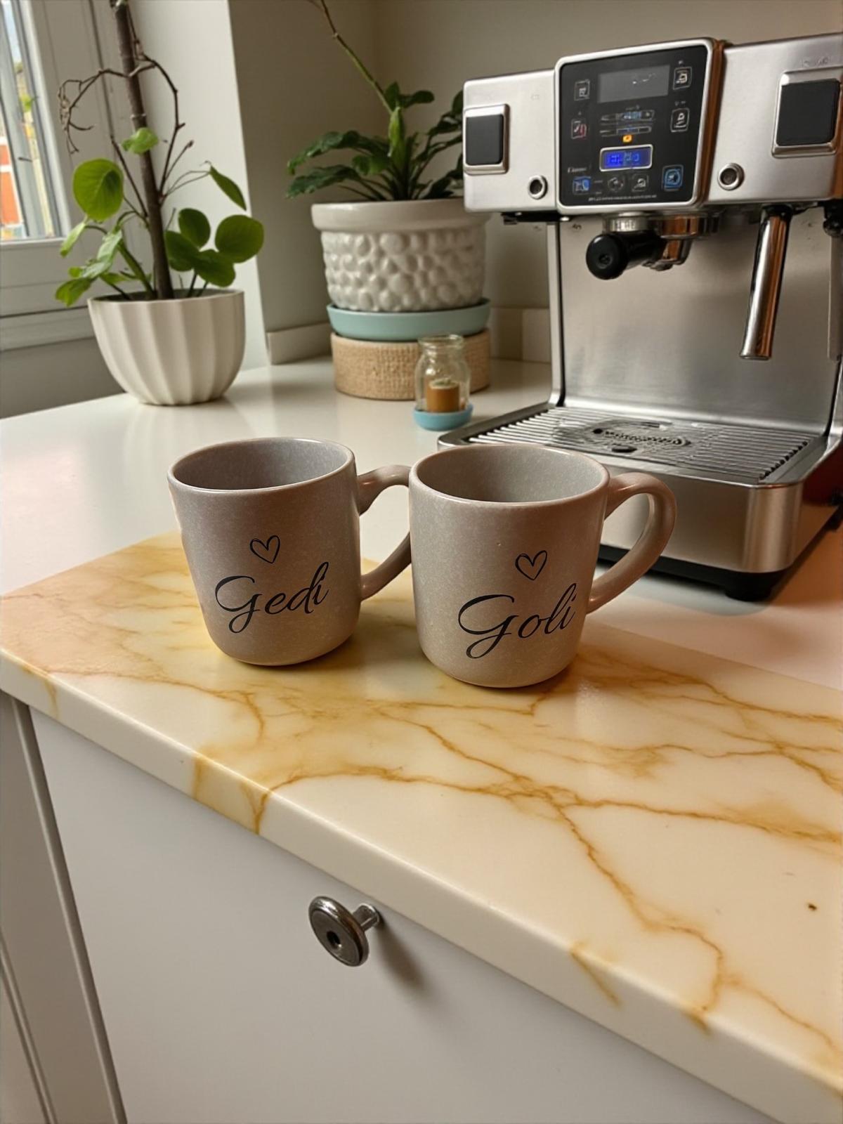 Keramiktasse mit Wunschgravur – Personalisierte Tasse | Geschenk für Kaffee & Tee